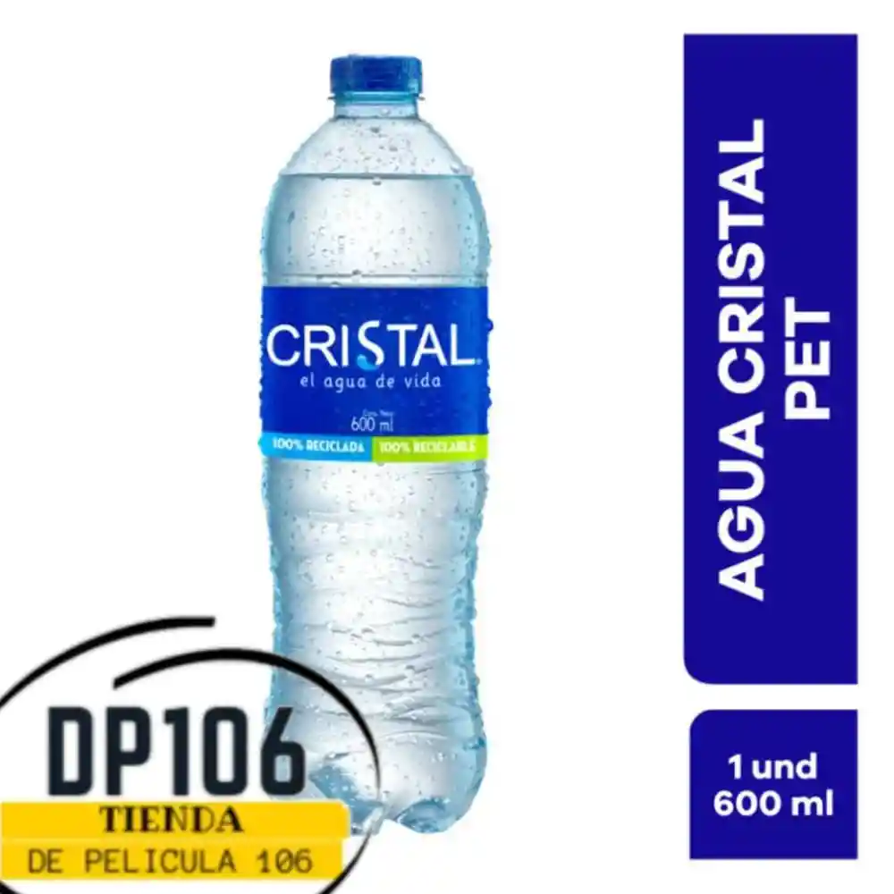 Agua Cristal 600 Ml