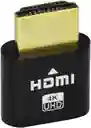 Adaptador Virtual Hdmi Dummy Fantasma Ddc Edid Plug Emulador Negro