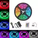 Cinta Led Multicolor Rgb Luz 5050 5mts + Control + Adaptador