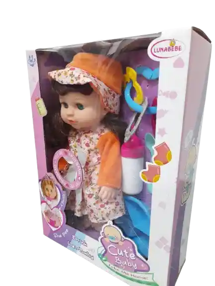 Muñeca Baby Cute Aventuras De Cuidado Hx618-11