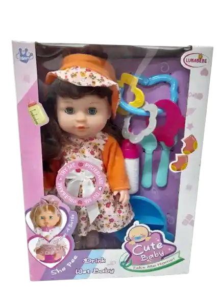 Muñeca Baby Cute Aventuras De Cuidado Hx618-11