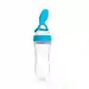 Tetero Cuchara Exprimible En Silicona Para Bebé Azul - Onlybaby