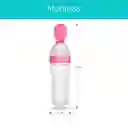 Tetero Cuchara Exprimible En Silicona Para Bebé Rosa - Onlybaby