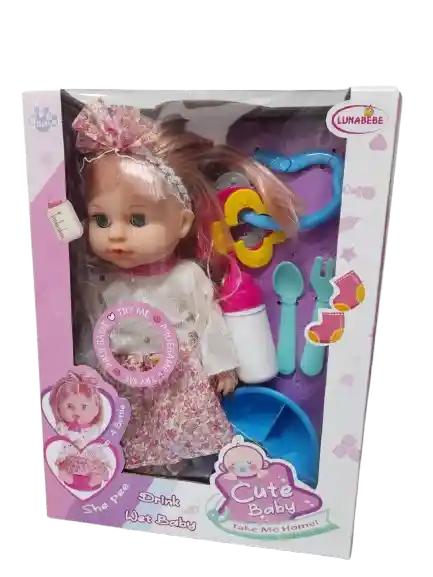 Muñeca Baby Cute Aventuras De Cuidado Hx618-12