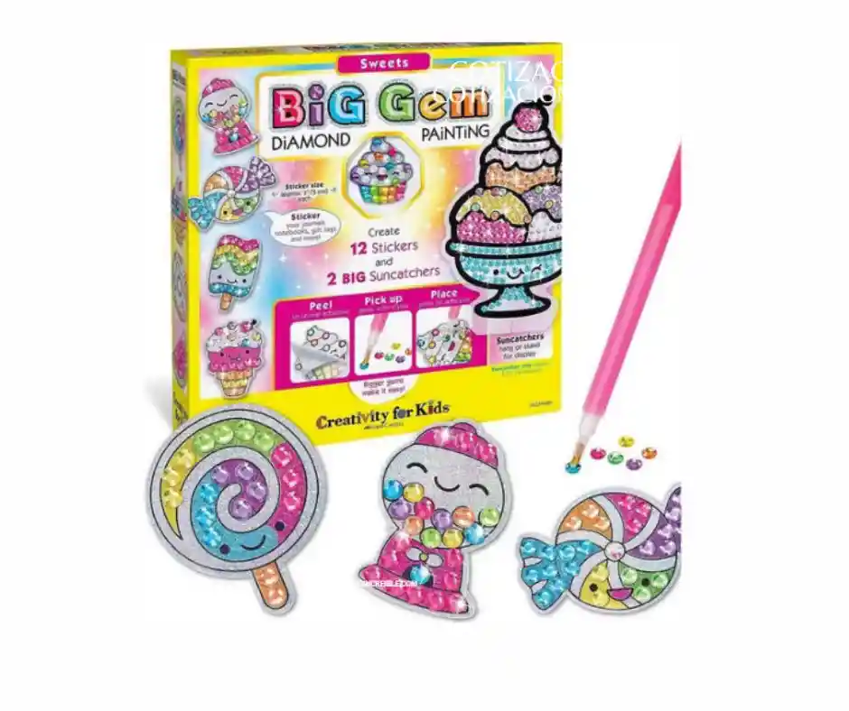 Kit Stickers Con Pegatinas De Diamantes