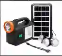 Parlante Panel Solar Gd-102 Lampara Power Bank Bombillos 80w