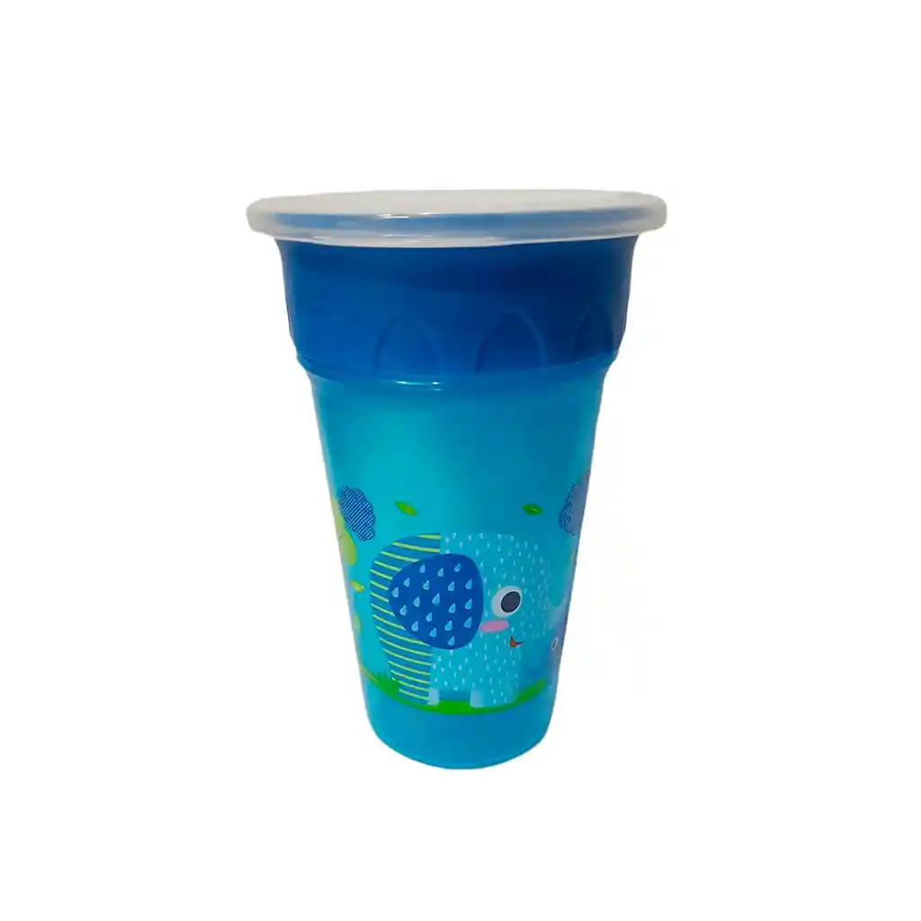 Vaso De Entrenamiento 360° Ideal Para Alimentación Complementaria - Infan-tec Azul