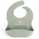 Vajilla En Set De 5 Piezas En Silicona, Cubiertos Con Mango De Madera, Libre De Pvc, Bpa Y Látex Gris - Colorlife