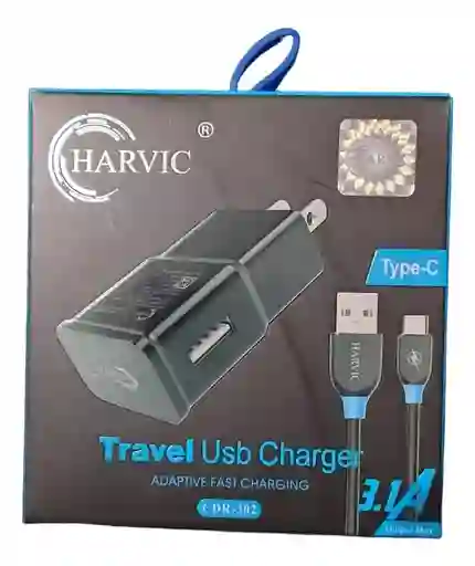 Cargador Harvic Type-c 3.1a Cdr-302
