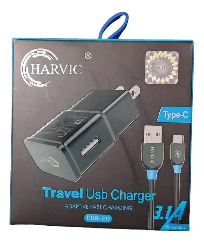Cargador Harvic Type-c 3.1a Cdr-302