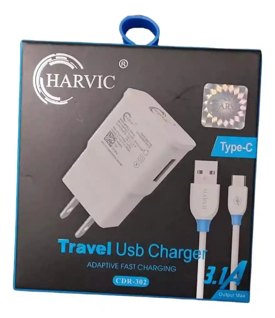 Cargador Harvic Type-c 3.1a Cdr-302