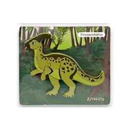 Rompecabezas Didáctico Dinosaurio Multicolor Parasaurolophus