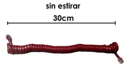 Cable Telefonico Resortado Para Telefono Fijo