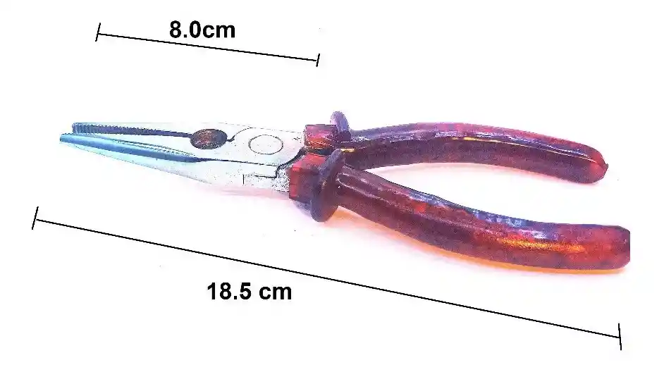 Pinzas Alicate Punta Larga Cortafrios Pelacable 8 Pulgadas