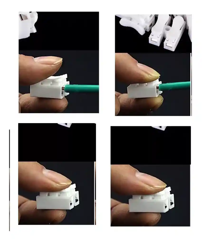 Conector De Cable Rápido Terminal Cable Empalme 5 Unidades