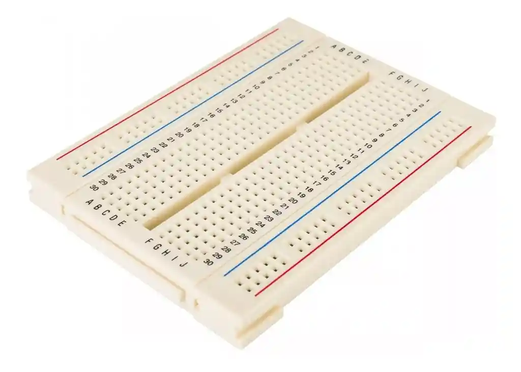 Mini Protoboard Adhesiva 400 Puntos 8.4cm X 5.4cm Arduino