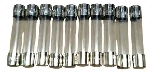 Fusible Genérico Vidrio 6mm X 32mm 10 Unidades 750mah.