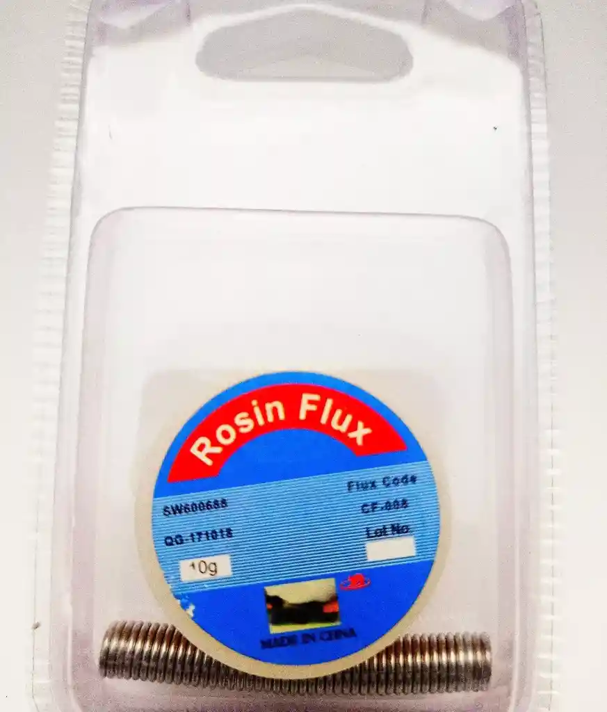 Resina Flux Fundente Y Soldadura De Estaño De 1mm X 90mm