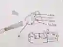 Conector Telefonico Rj11 Plug Telefónico Autoperforante 2uds