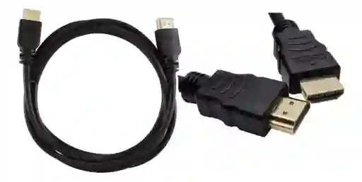 Cable Hdmi Encauchetado 1,5 Metros Negro