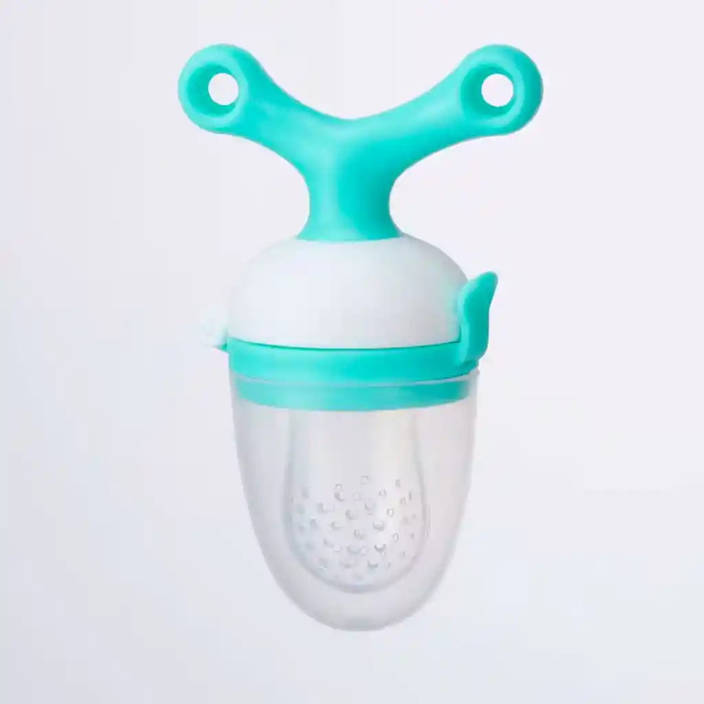 Chupa Para Frutas De Silicona De Grado Alimenticio, Completamente Libre De Bpa Verde Menta