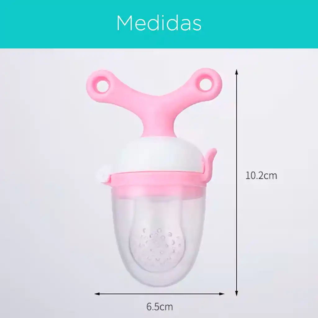 Chupa Para Frutas De Silicona De Grado Alimenticio, Completamente Libre De Bpa Verde Menta