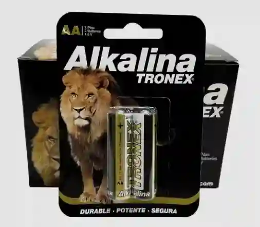 Pila Batería Alcalina Tronex Aa Blister X2