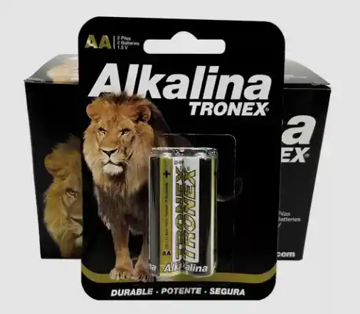 Pila Batería Alcalina Tronex Aa Blister X2