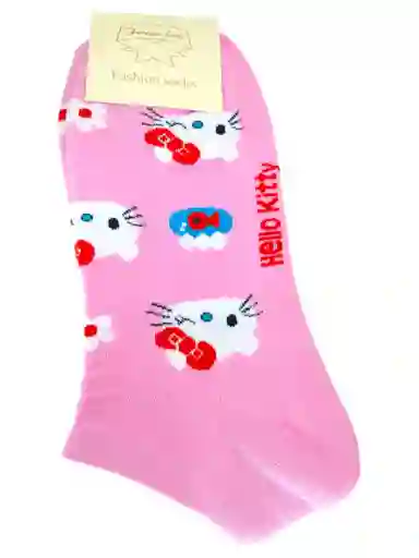 Medias Taloneras De Hello Kitty Rosa