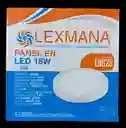 Panel Led (18w) Redondo Sobre Poner Luz Blanca Lexmana