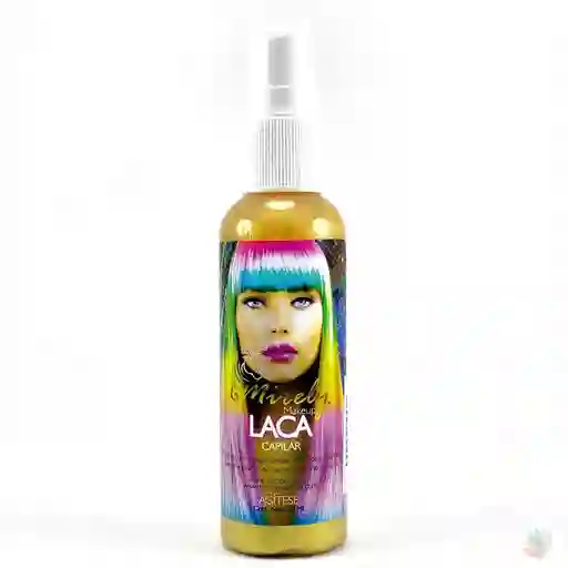 Laca Spray Color Dorado Pintura Para Cabello Bruja 100ml Cosplay Disfraz Halloween