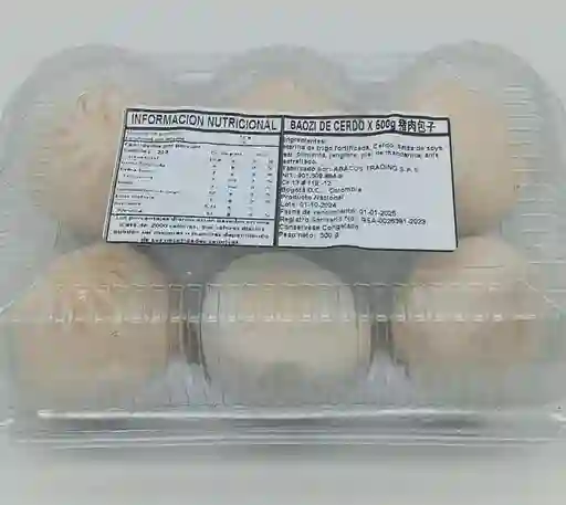 Baozi De Cerdo 6u 500gr