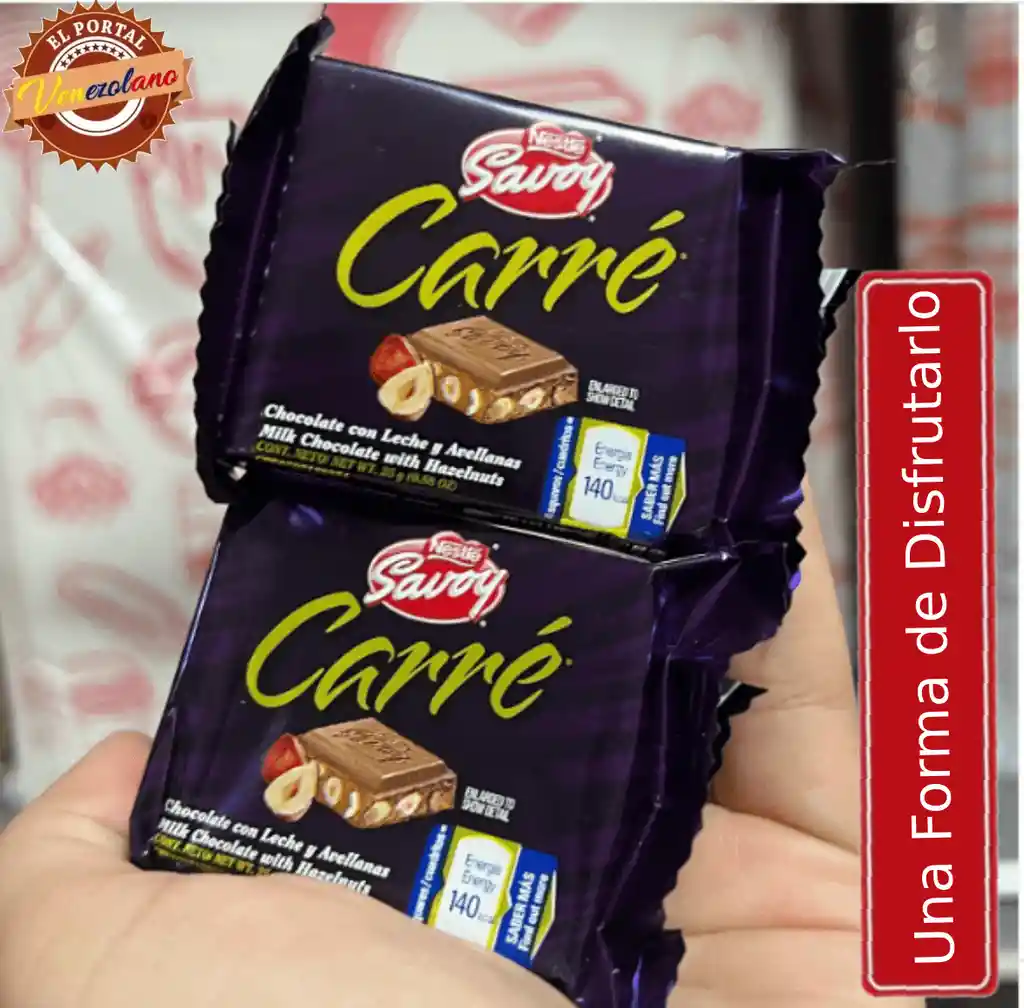 Chocolate Carre Mini Venezolano X 18