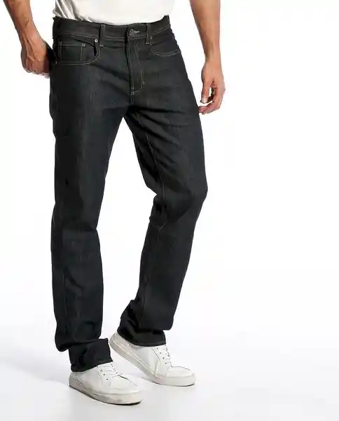 Relaxed Fit Ultra Oscuro Azul Talla 36 Hombre Chevignon