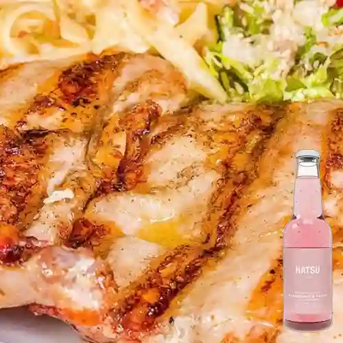 Combo Bondiola +Refresco Hatsu Frambuesa&Rosas 300ml