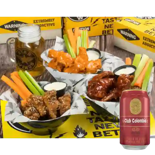Combo 20 Chunks + Club Colombia Roja 330ml