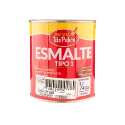 Pinturas Tito Pabón Pintura Esmalte Negro 946.35 mL