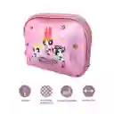 Cosmetiquera Metalizada Las Chicas Superpoderosas Rosa Miniso