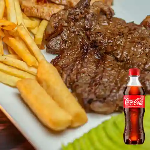 Chatas parrilla + coca cola orig 400ml
