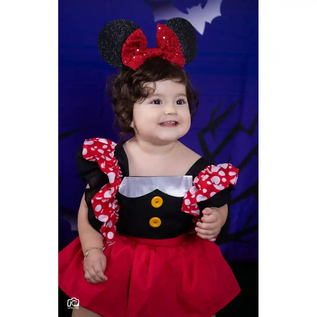 Disfraz Minnie Mouse Bebe Talla 18-24 Meses