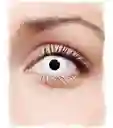 Lentes De Contacto Color Blanco Cosplay Disfraz Halloween