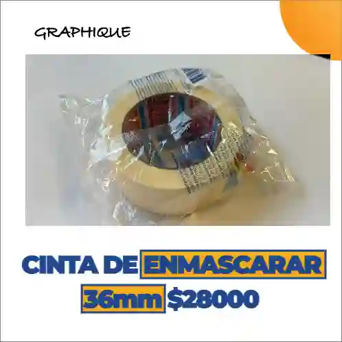 Cinta De Enmascarar 36 Mm