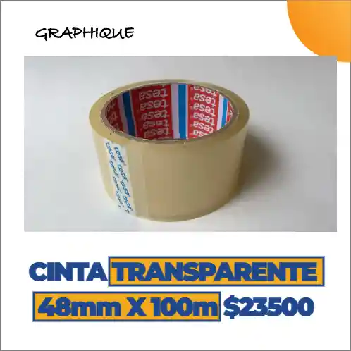 Inta Pegante Transparente 48 Mm X 100 Mts