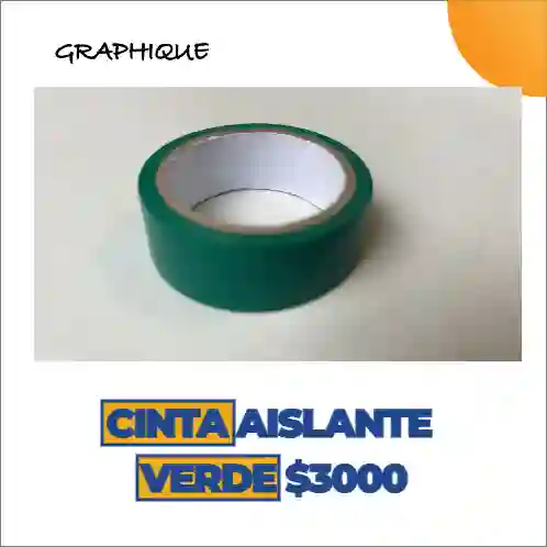 Cinta Aislante Verde