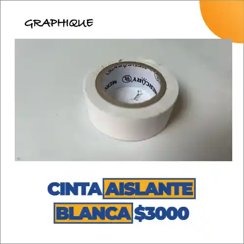 Cinta Aislante Blanca