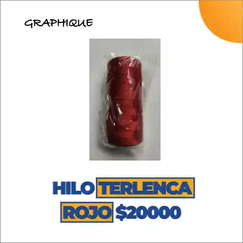 Hilo Terlenca Rojo # 9