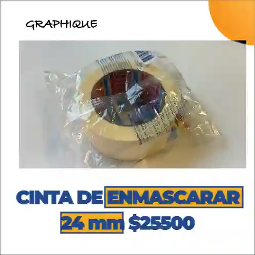 Cinta De Enmascarar 24mm