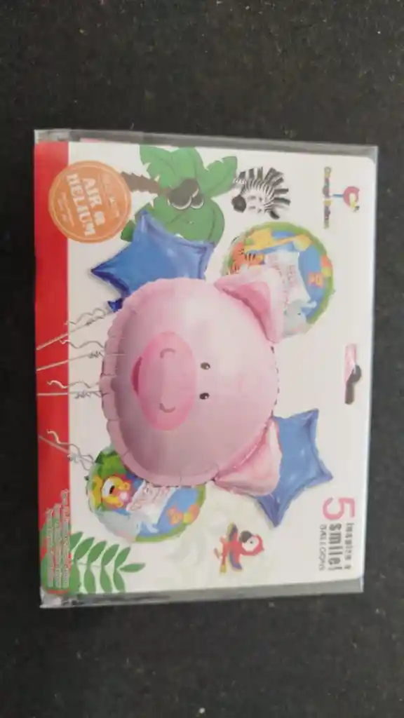 Globo Cerdito X 5 Piezas