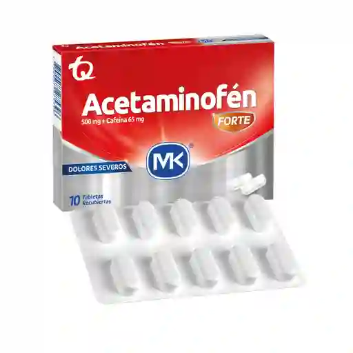 Acetaminofen Forte Acetaminofen/cafeina 500/65 Mg