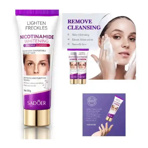 Jabon Facial Blanqueador Con Nicotinamida Sadoer